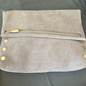 Hammitt vip large grey natural brushed gold
